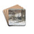 View of the Oosterpark, Amsterdam, in the Snow by George Hendrik Breitner Drink Coasters - set of 4 View of the Oosterpark, Amsterdam, in the Snow by George Hendrik Breitner Drink Coasters - set of 4
