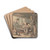 The country cobbler by Thomas Rowlandson Drink Coasters - set of 4