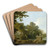 Solitude by Richard Wilson Art Drink Coaster set Solitude by Richard Wilson Art Drink Coaster set