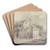 Kasteel Nieuwenroy bei Oudheusden by Roelant Roghman Art Drink Coaster set