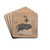 Woman in a Crinoline on the Beach of Trouville by Eugne Boudin Drink Coasters - set of 4