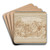 Triumph des Bacchus und der Ariadne by Taddeo Zuccari Art Drink Coaster set