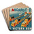 All Aboard! Buy Victory Bonds by Ken Rowell Art Drink Coaster set