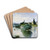 The Seine at Lavacourt by Claude Monet Drink Coasters - set of 4