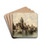 Blick auf Amsterdam by August Von Siegen Drink Coasters - set of 4