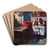 The Mikoajczyk family by Wodzimierz Tetmajer Art Drink Coaster set