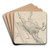 szkic padego konia do obrazu 'Pogrzeb wodza Rusw' by Henryk Siemiradzki Art Drink Coaster set