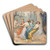 The Dance Of The Nymphs by Hugo Lffler Art Drink Coaster set The Dance Of The Nymphs by Hugo Lffler Art Drink Coaster set