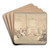 The Reception by Thomas Rowlandson Art Drink Coaster set