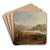 Blick auf den Tegernsee by Sddeutsch Art Drink Coaster set