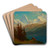 Splendor by Albert Bierstadt Art Drink Coaster set
