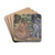 Twee naakte figuren en een paard aan de zee by Leo Gestel Drink Coasters - set of 4