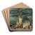The Well And Sycamore In Ezbekieh Square, Cairo by Willem de Famars Testas Art Drink Coaster set