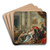 The fainting of Esther by Jean-Franois de Troy Art Drink Coaster set