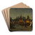 Shadows in the Night by Joseph Henry Sharp Art Drink Coaster set Shadows in the Night by Joseph Henry Sharp Art Drink Coaster set