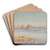 Landscape study  Day in autumn by Stanisaw Straszkiewicz Art Drink Coaster set