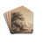 Landscape with Castle by Cornelius Varley Drink Coasters - set of 4