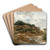 Wooded Ridge, Fontainebleau by Carl Fredrik Hill Art Drink Coaster set