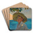Chico con sombrero, Jvea(boy with sombrero, Jvea) by Joaqun Sorolla Art Drink Coaster set