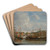 Fte dans le bassin dHonfleur by Eugne Boudin Art Drink Coaster set
