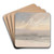 Sunset From The Shore by David Cox Art Drink Coaster set