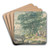 Arcadian Landscape with Figures Making Music by Jan van Huysum Art Drink Coaster set