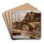 Harbour in Solec, sketch by Aleksander Gierymski Art Drink Coaster set