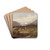 Blick ber den Altausseersee by Ferdinand Lepie Drink Coasters - set of 4