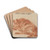 Wild Boar by German, 18th Century Drink Coasters - set of 4