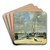 On the Jetty by Eugne Boudin Art Drink Coaster set