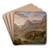 Landscape by Herman Saftleven Art Drink Coaster set