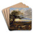 Evening by John Linnell Art Drink Coaster set