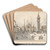 Piazza San Marco, Looking toward the Basilica by Giacomo Guardi Art Drink Coaster set