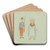 Duivel - Houten soldaat - Pop by James Ensor Art Drink Coaster set