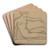 Nu assis by Aristide Maillol Art Drink Coaster set Nu assis by Aristide Maillol Art Drink Coaster set