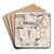 In der Trambahn by Max Beckmann Art Drink Coaster set