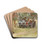 Breakfast under the Big Birch by Carl Larsson Drink Coasters - set of 4