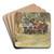 Breakfast under the Big Birch by Carl Larsson Art Drink Coaster set