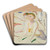 Bathing Women by Edvard Munch Art Drink Coaster set