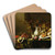 Fruit, flowers, a boiled lobster and a jug by Michiel Simons Art Drink Coaster set