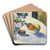 Flowers and a Bowl of Fruit on a Table by Paul Gauguin Art Drink Coaster set Flowers and a Bowl of Fruit on a Table by Paul Gauguin Art Drink Coaster set