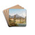 Riva on Lake Garda by Johann Wilhelm Jankowsky Drink Coasters - set of 4