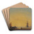 In the roads, Evening by Ivan Konstantinovich Aivazovsky Art Drink Coaster set In the roads, Evening by Ivan Konstantinovich Aivazovsky Art Drink Coaster set