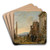 The Study of Art at Rome by Anton Goubau Art Drink Coaster set