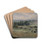 Heuernte in weiter Landschaft by Albert Kappis Drink Coasters - set of 4