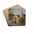 The fortune teller by Oreste Cortazzo Drink Coasters - set of 4