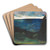 Regenstimmung by Lesser Ury Art Drink Coaster set