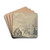 Gezicht op de bevroren Merwede bij Moerdijk by Aert Schouman Drink Coasters - set of 4 Gezicht op de bevroren Merwede bij Moerdijk by Aert Schouman Drink Coasters - set of 4