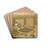 Hydrochelidon hybrida, Hydrochelidon fissipes, Hydrochelidon nigra by Johann Friedrich Naumann Drink Coasters - set of 4 Hydrochelidon hybrida, Hydrochelidon fissipes, Hydrochelidon nigra by Johann Friedrich Naumann Drink Coasters - set of 4