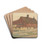 The Crown Inn at Chiddingfold, Surrey by George Price Boyce Drink Coasters - set of 4 The Crown Inn at Chiddingfold, Surrey by George Price Boyce Drink Coasters - set of 4